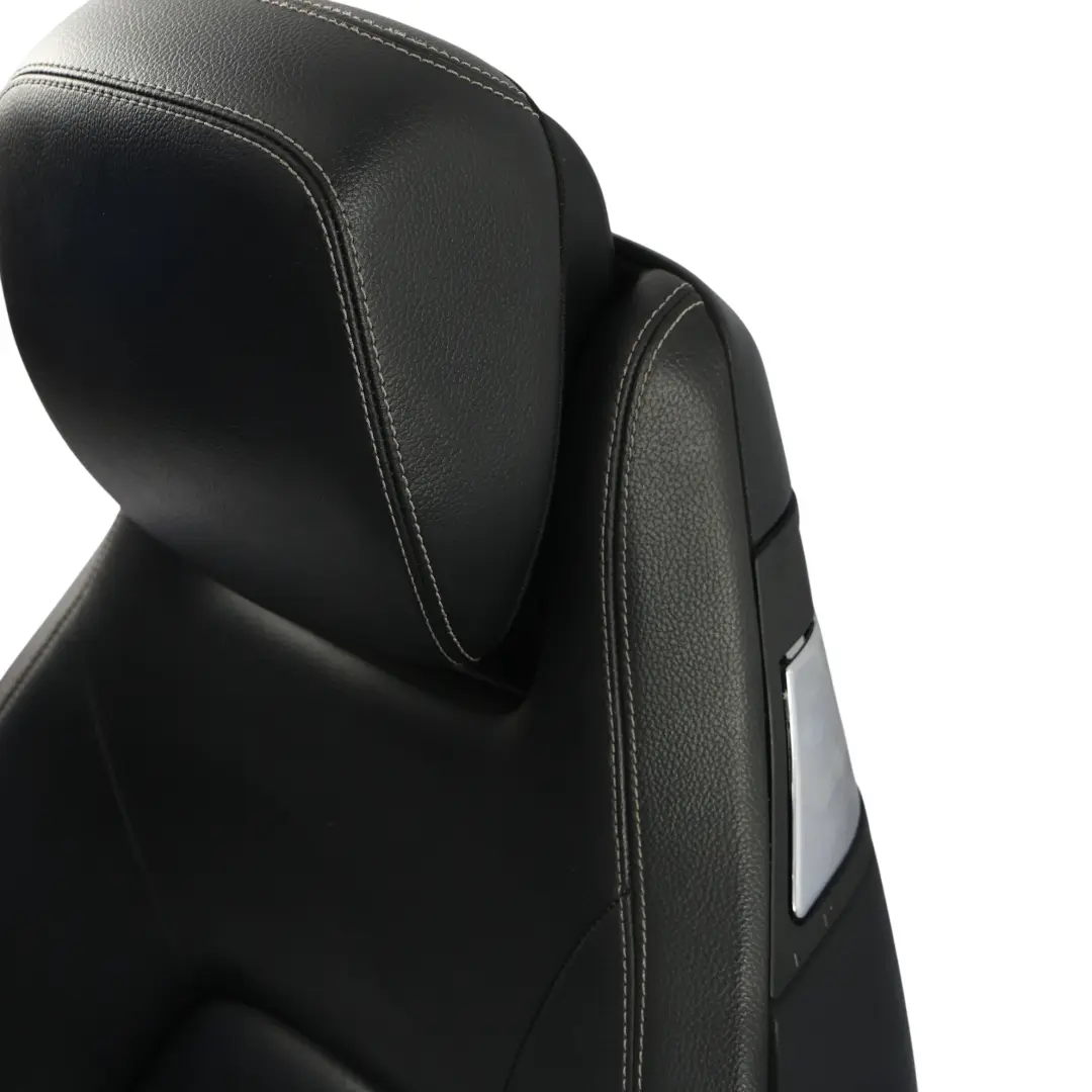 Mercedes W207 A207 Coupé Siège Avant Gauche Chauffant En Cuir Noir Multicontours - SKU A2079101547-5 - Numéro de pièce A2079101547