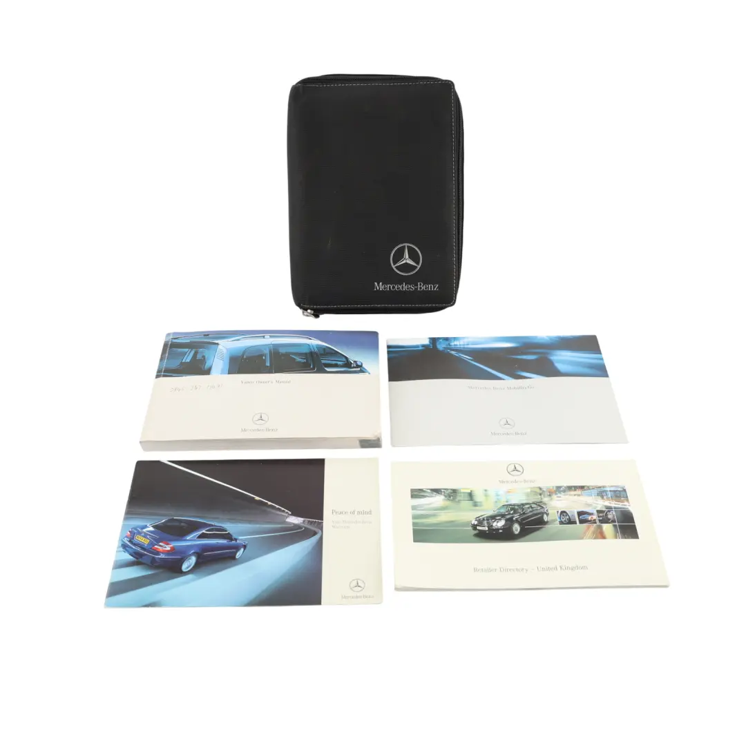 Handbook Owner's Manual Pouch Case Wallet Set to Mercedes W169 W203 with Part number A2098990361 Mercedes W169 W203 Handbook Owner's Manual Pouch Case Wallet Set - SKU A2098990361-3 - Part number A2098990361