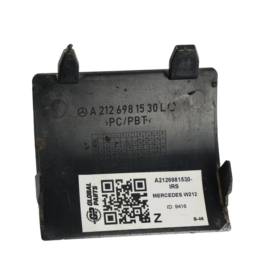 Mercedes W212 Cubierta Punto Elevación Gato Delantero Izquierdo Plata Iridio 775 - SKU A2126981530-IRS - Número de pieza A2126981530