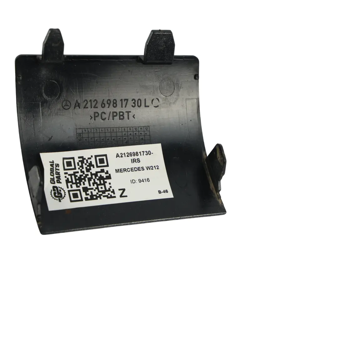 Copertura Soglia Posteriore Sinistro Argento Iridio 775 per Mercedes W212 con numero di parte A2126981730 Mercedes W212 Copertura Soglia Posteriore Sinistro Argento Iridio 775 - SKU A2126981730-IRS - Numero di parte A2126981730