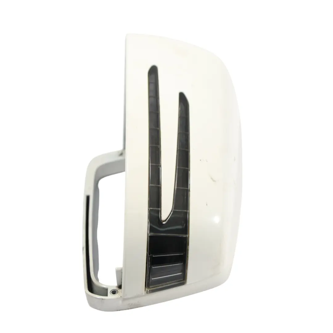 Mercedes W204 Wing Mirror Cover Left N/S Housing Polar White - 149 - SKU A2128106700-POL - Part number A2128106700