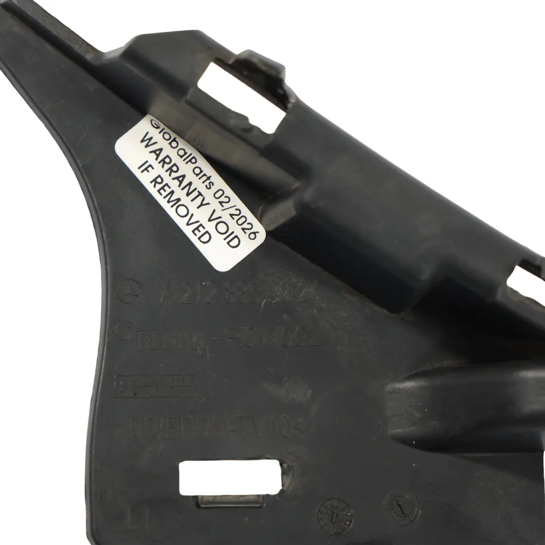 Mercedes W212 Supporto Staffa Paraurti Anteriore Centro Sinistra - SKU A2128850924 - Numero di parte A2128850924