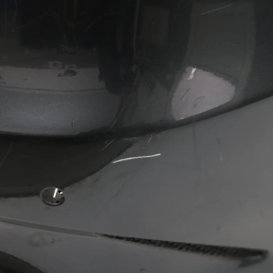 Mercedes W212 Rear Bumper AMG Trim Panel Tenorite Grey Metallic - 755 - SKU A2128853538-TNG - Part number A2128853538