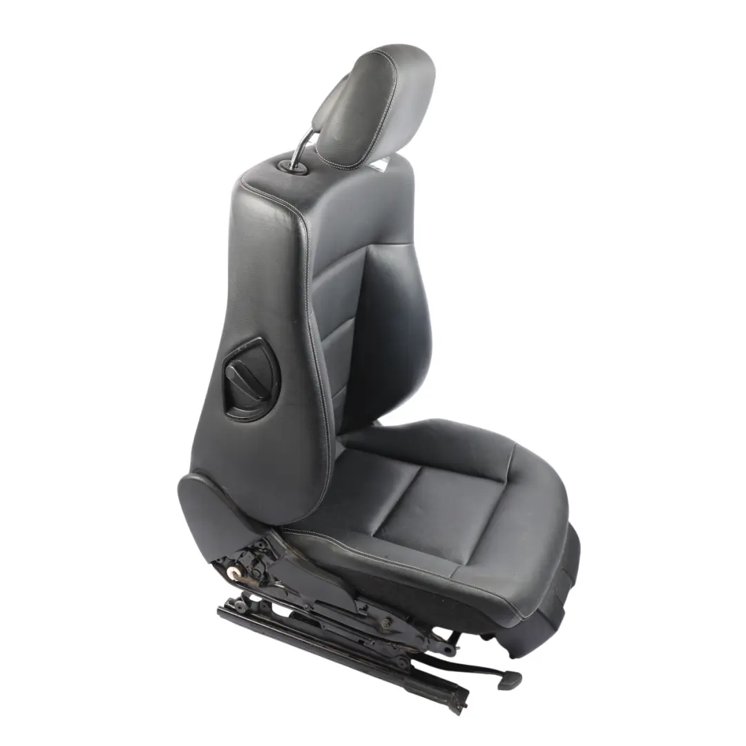 Mercedes W212 Front Seat Left N/S Electric Black Leather - SKU A2129105147-1 - Part number A2129105147