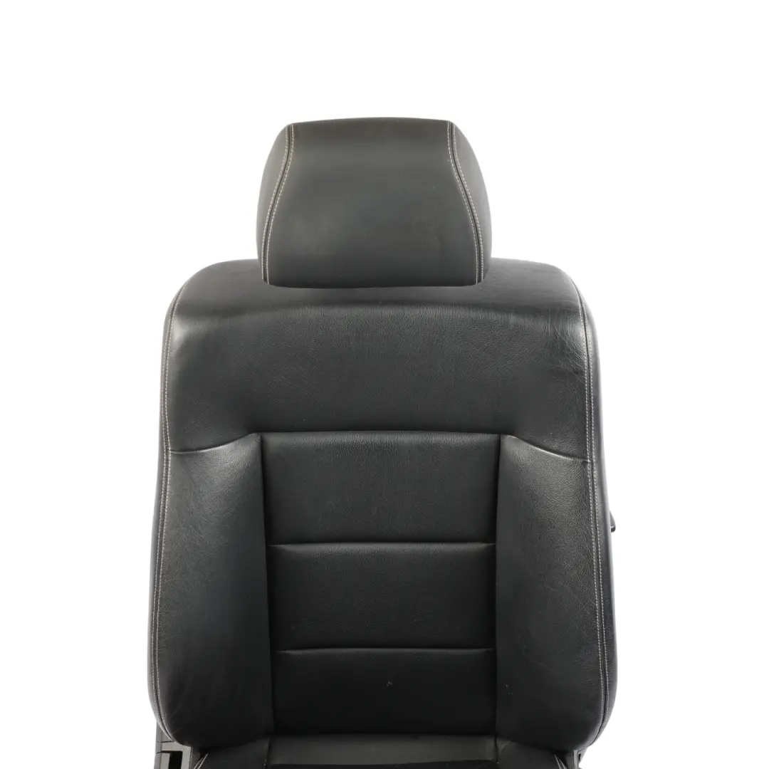 Mercedes W212 Seat Front Right O/S Interior Electric Black Leather - SKU A2129105247-1 - Part number A2129105247