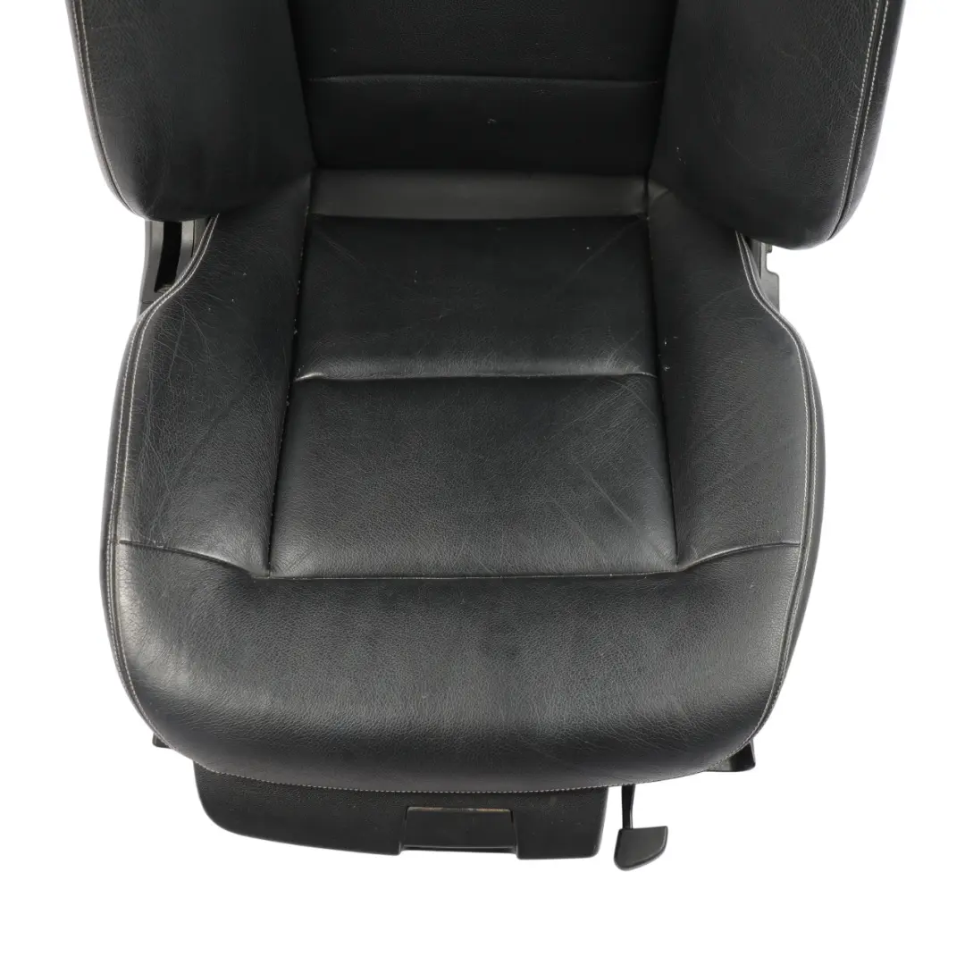 Front Right O/S Interior Electric Black Leather to Mercedes W212 Seat with Part number A2129105247 Mercedes W212 Seat Front Right O/S Interior Electric Black Leather - SKU A2129105247-1 - Part number A2129105247
