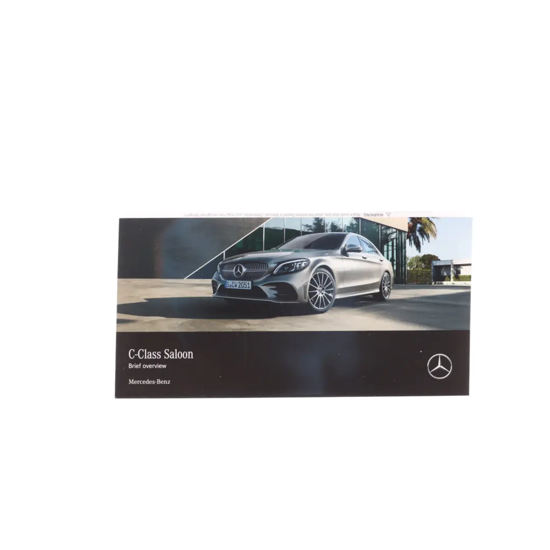 Mercedes W205 Owners Manual Service Handbook Booklet Wallet Case - SKU A2135841315 - Part number A2135841315
