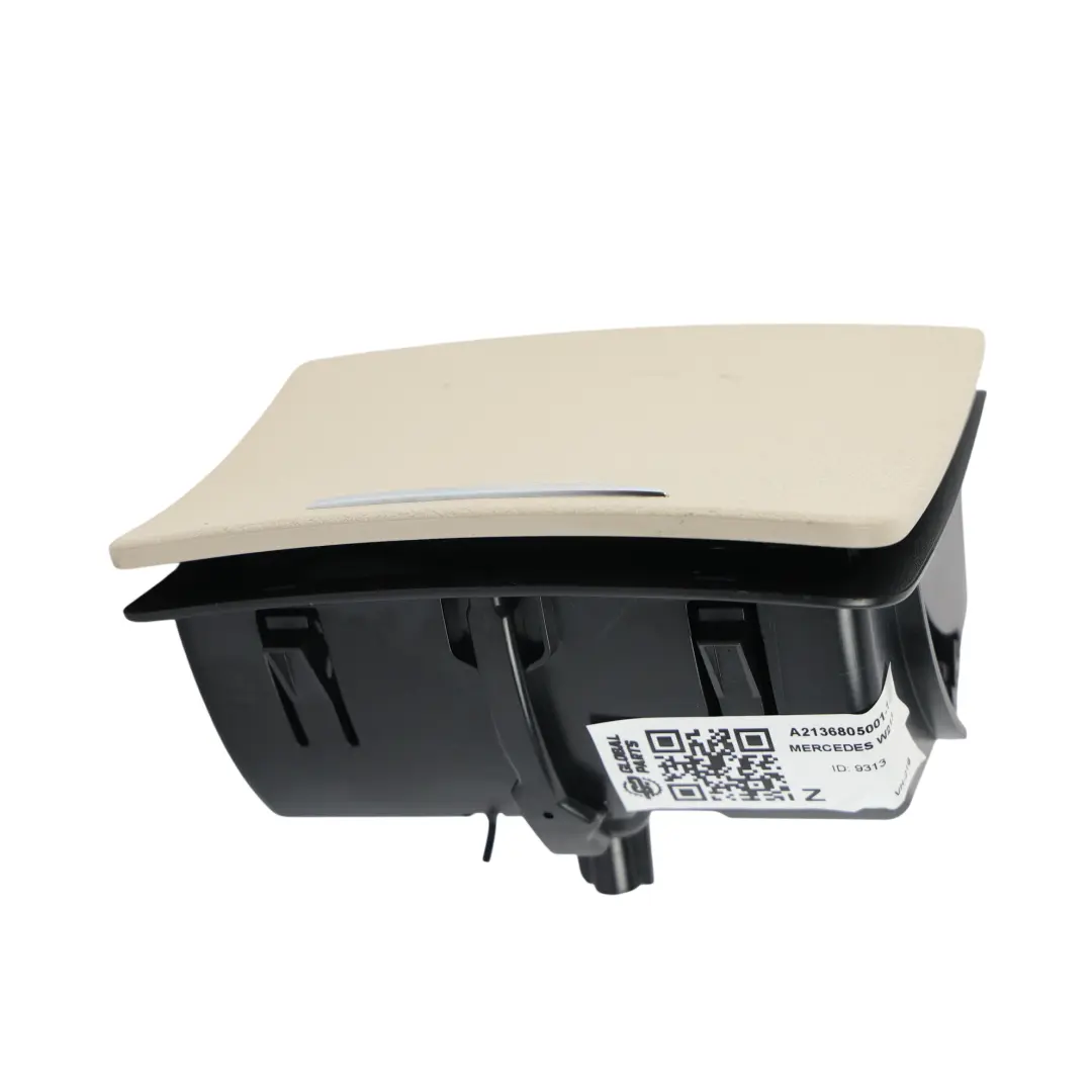 Mittel Konsole Aschenbecher Hinten Einsatz Beige für Mercedes W213 mit Teilenummer A2136805001 Mercedes W213 Mittel Konsole Aschenbecher Hinten Einsatz Beige - SKU A2136805001-1 - Teilenummer A2136805001