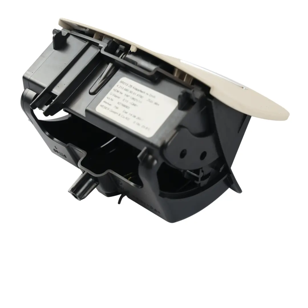 Mittel Konsole Aschenbecher Hinten Einsatz Beige für Mercedes W213 mit Teilenummer A2136805001 Mercedes W213 Mittel Konsole Aschenbecher Hinten Einsatz Beige - SKU A2136805001-1 - Teilenummer A2136805001