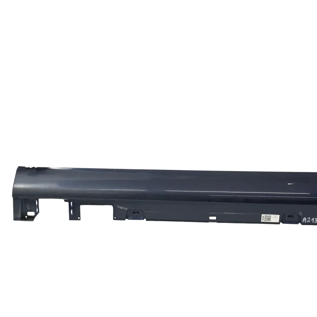 Mercedes W213 Faldón Lateral Cubre Umbral Izquierdo Cavansite Azul - 890 - SKU A2136985100-CVB - Número de pieza A2136985100