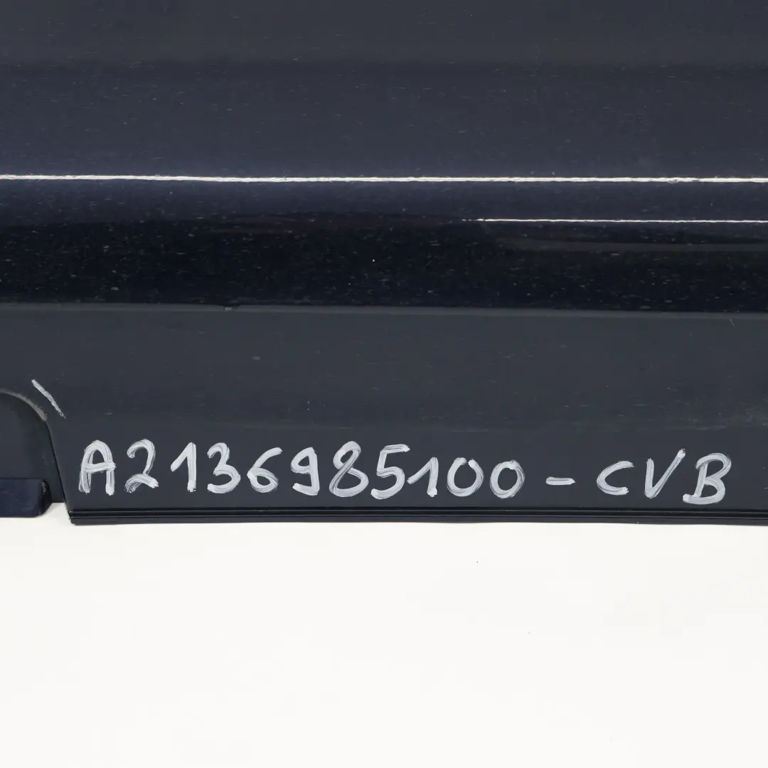 Mercedes W212 Próg Lewy Nakładka Cavansite Blue Niebieski Metalik - 890 - SKU A2136985100-CVB - Numer Części A2136985100