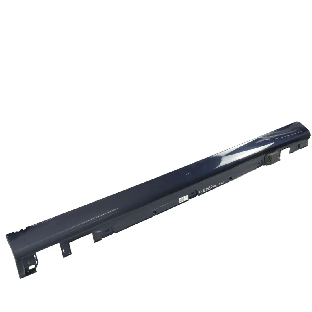 Mercedes W213 Side Skirt Door Sill Cover Left N/S Cavansite Blue Metallic - 890 - SKU A2136985100-CVB - Part number A2136985100