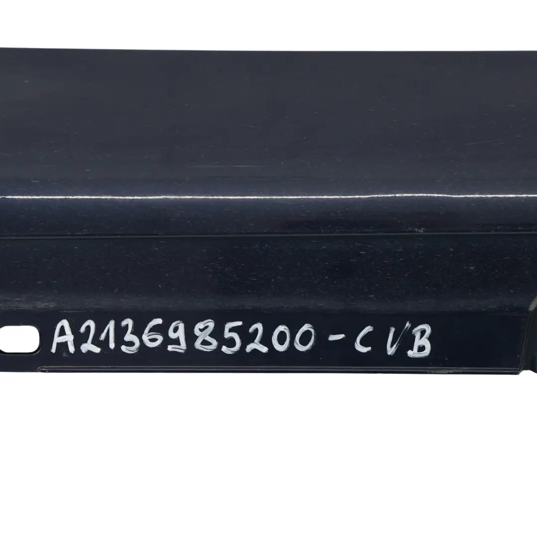 Mercedes W213 Faldón Lateral Cubre Umbral De Puerta Derecho Cavansite Blue - 890 - SKU A2136985200-CVB - Número de pieza A2136985200