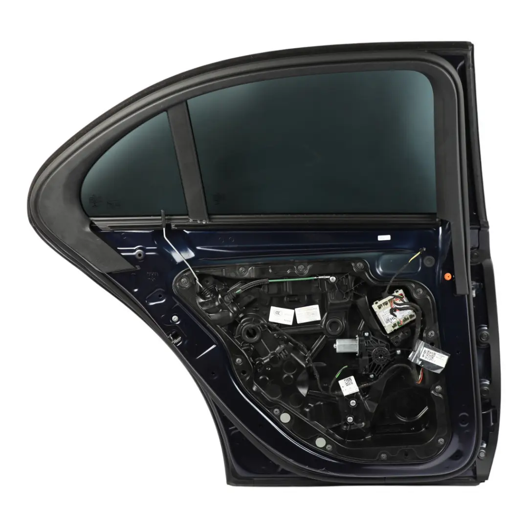 Mercedes W213 Saloon Door Rear Left N/S Cavansite Blue Metallic - 890 - SKU A2137300105-CVB - Part number A2137300105