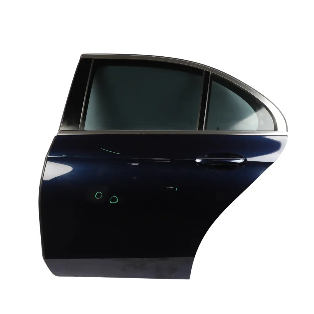 Mercedes W213 Saloon Door Rear Left N/S Cavansite Blue Metallic - 890 - SKU A2137300105-CVB - Part number A2137300105