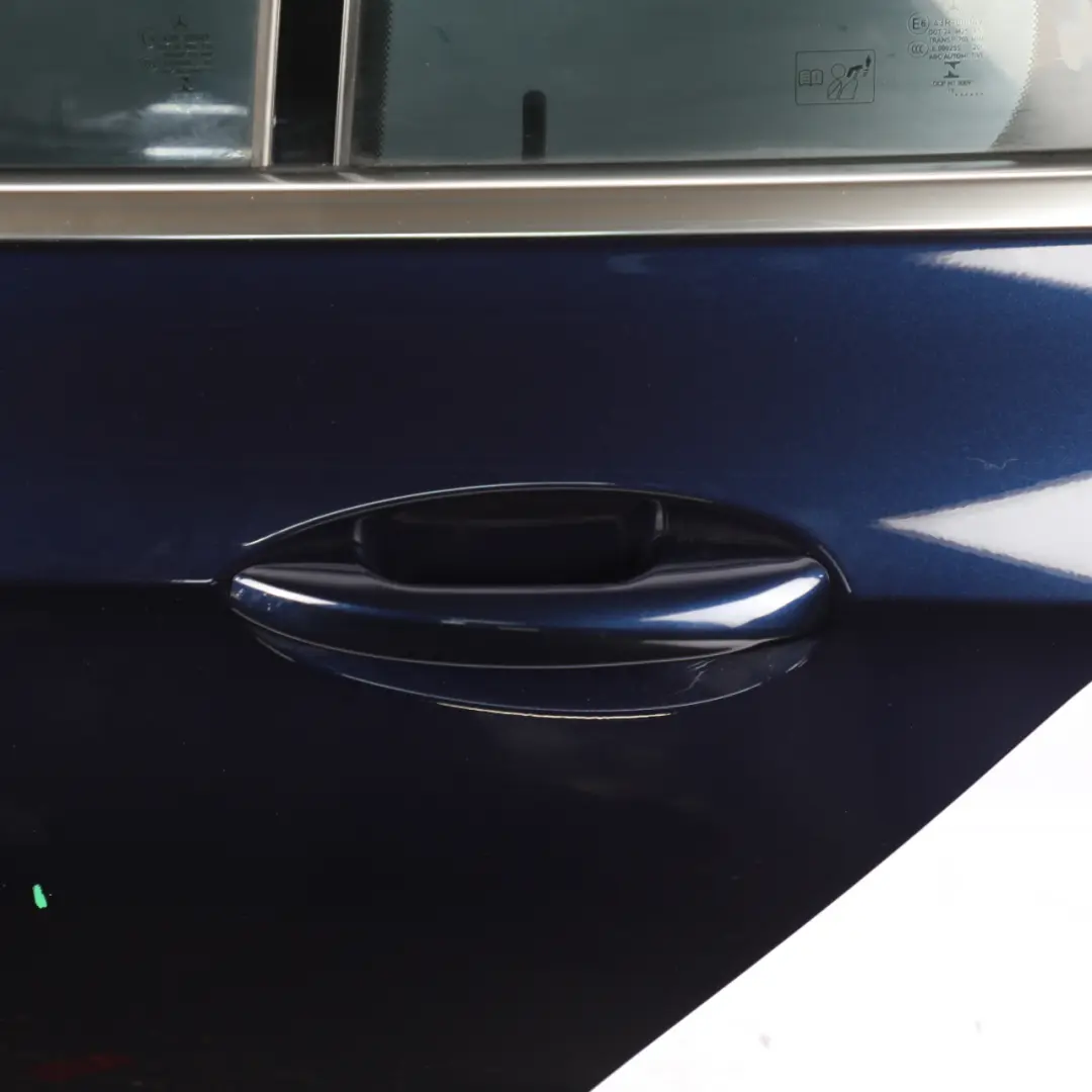 Mercedes W213 Saloon Door Rear Left N/S Cavansite Blue Metallic - 890 - SKU A2137300105-CVB - Part number A2137300105