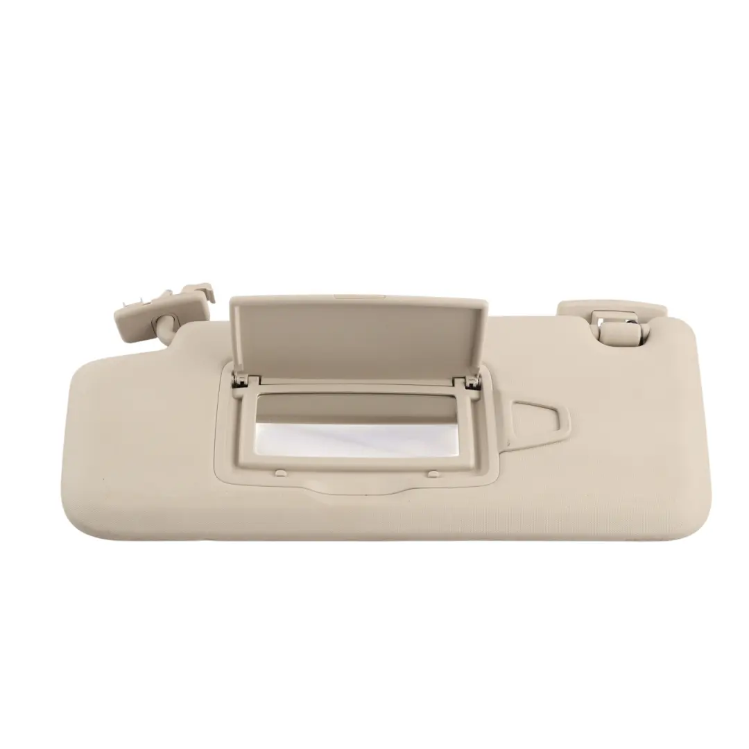 Mercedes W213 Sun Visor Cover Trim Left N/S Front Almond Beige 8U26 - SKU A2138106101-2 - Part number A2138106101