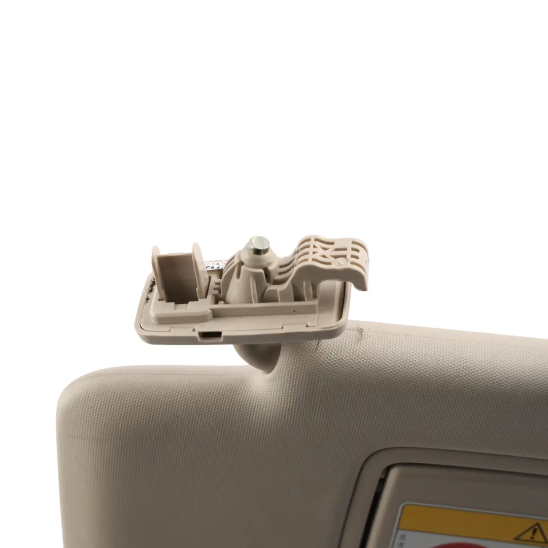 Mercedes W213 Sun Visor Cover Trim Left N/S Front Almond Beige 8U26 - SKU A2138106101-2 - Part number A2138106101