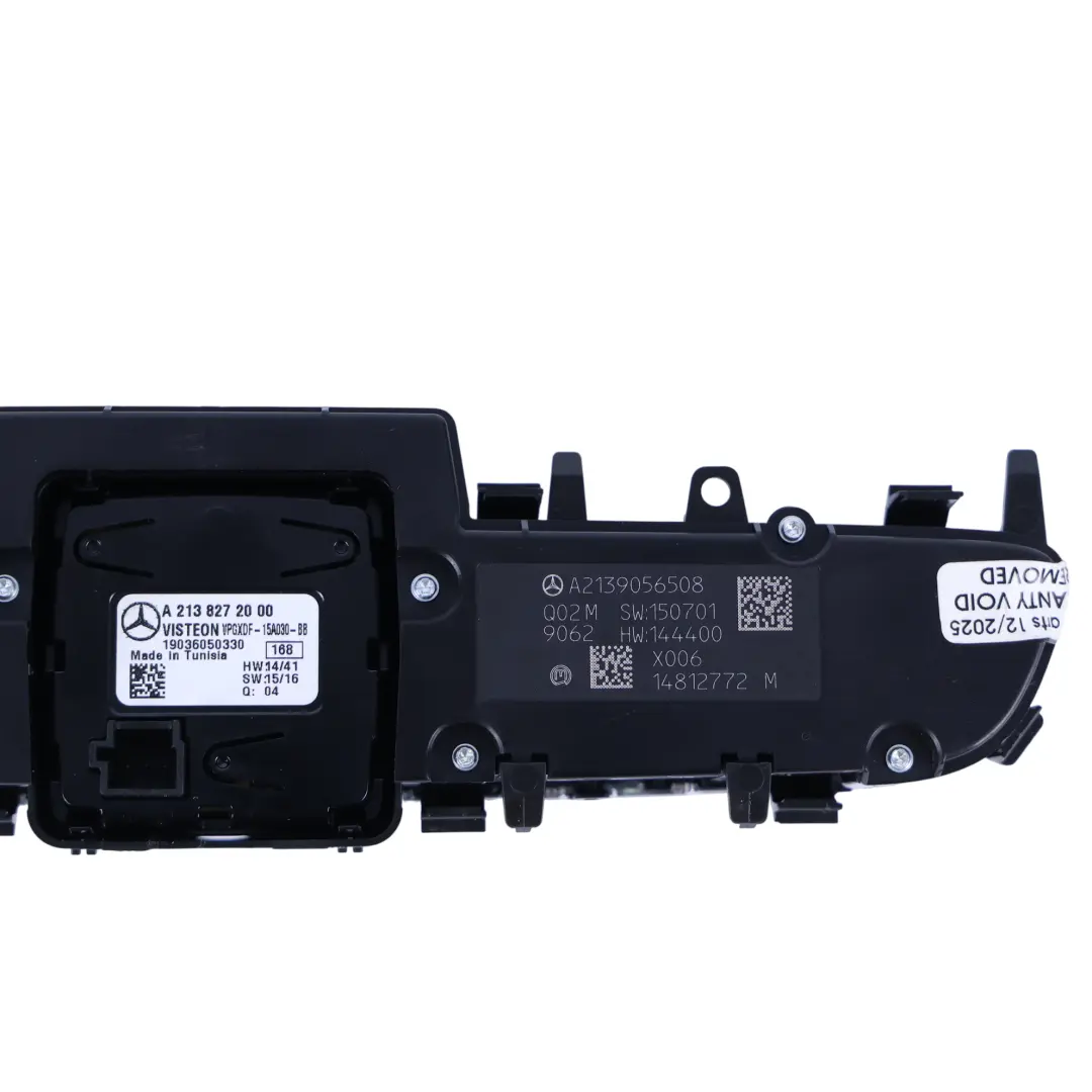 Mercedes W205 C238 Panel Przełączników Zegar Konsola Środkowa - SKU A2138272000-2 - Numer Części A2138272000