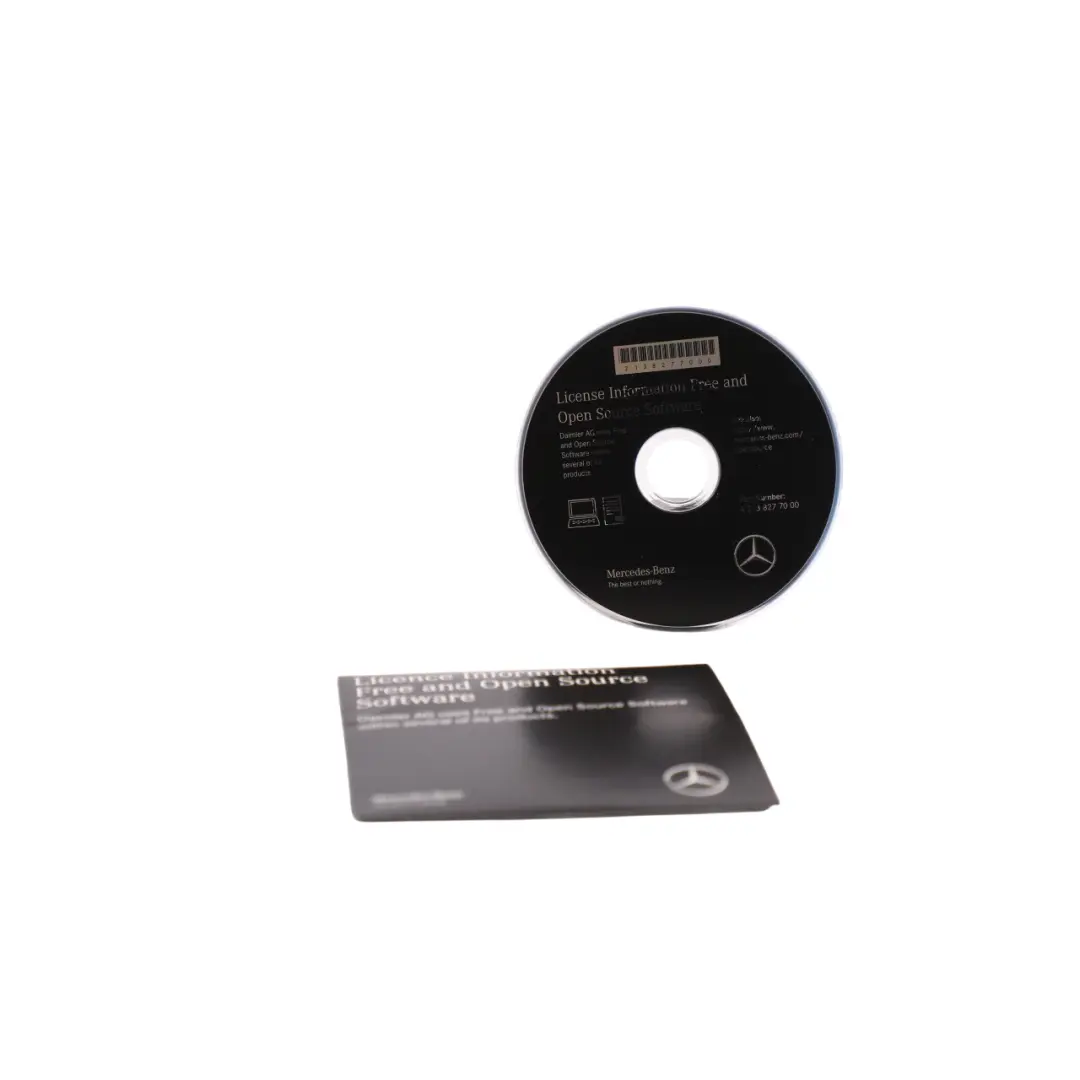 Mercedes W213 Licence Information Open Source Software CD - SKU A2138277000 - Part number A2138277000