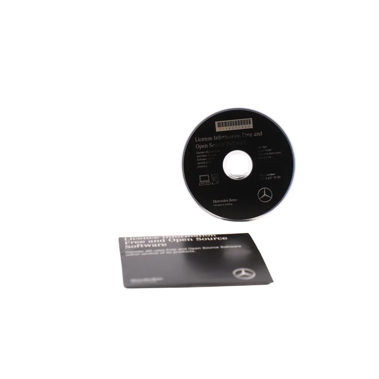 Mercedes W213 Licence Information Open Source Software CD A2138277000