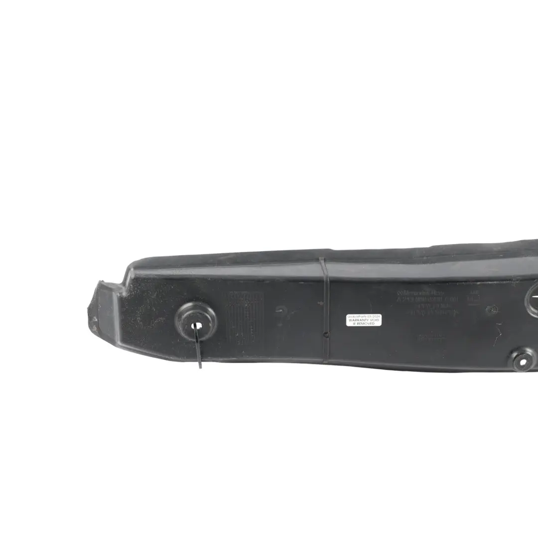 Front Wing Mount Bracket Fender Gap Cover Left N/S to Mercedes W213 with Part number A2138890300 Mercedes W213 Front Wing Mount Bracket Fender Gap Cover Left N/S - SKU A2138890300 - Part number A2138890300