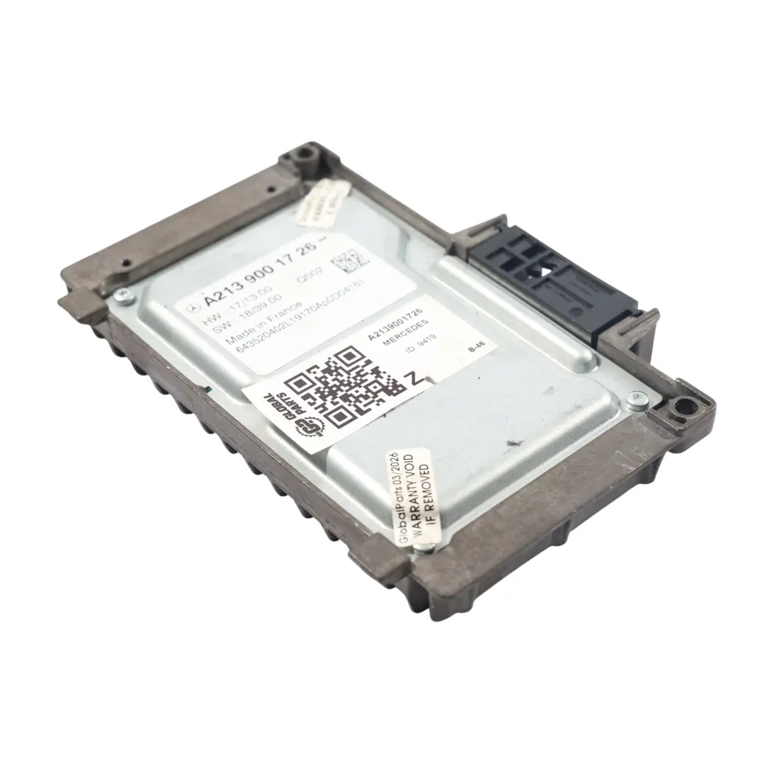 Mercedes W205 W247 W253 Module Capteur Radar Distronic - SKU A2139001726 - Numéro de pièce A2139001726