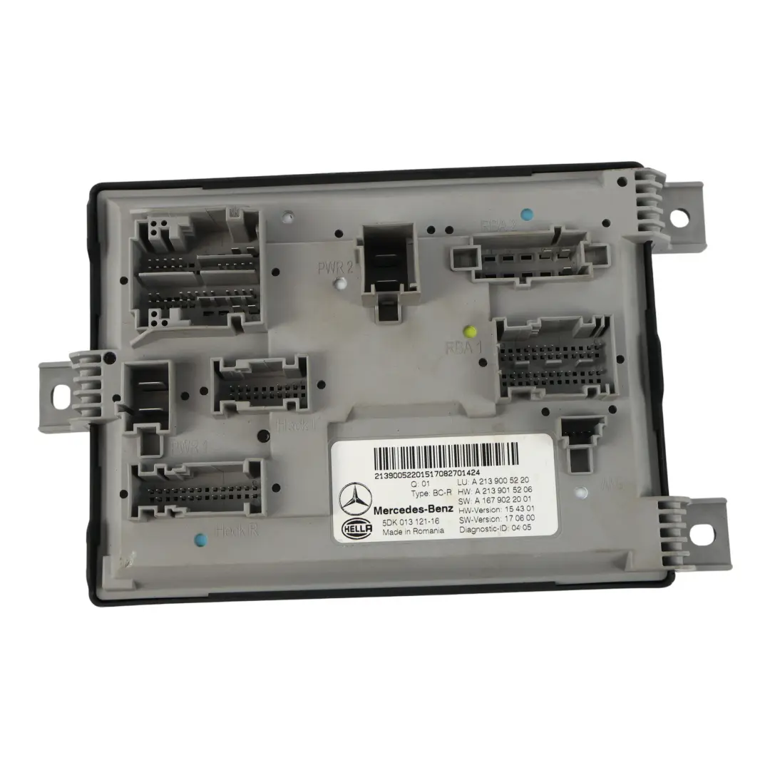 Mercedes W213 SAM Modul Hinten Körper Komfort Steuergerät ECU - SKU A2139005220 - Teilenummer A2139005220