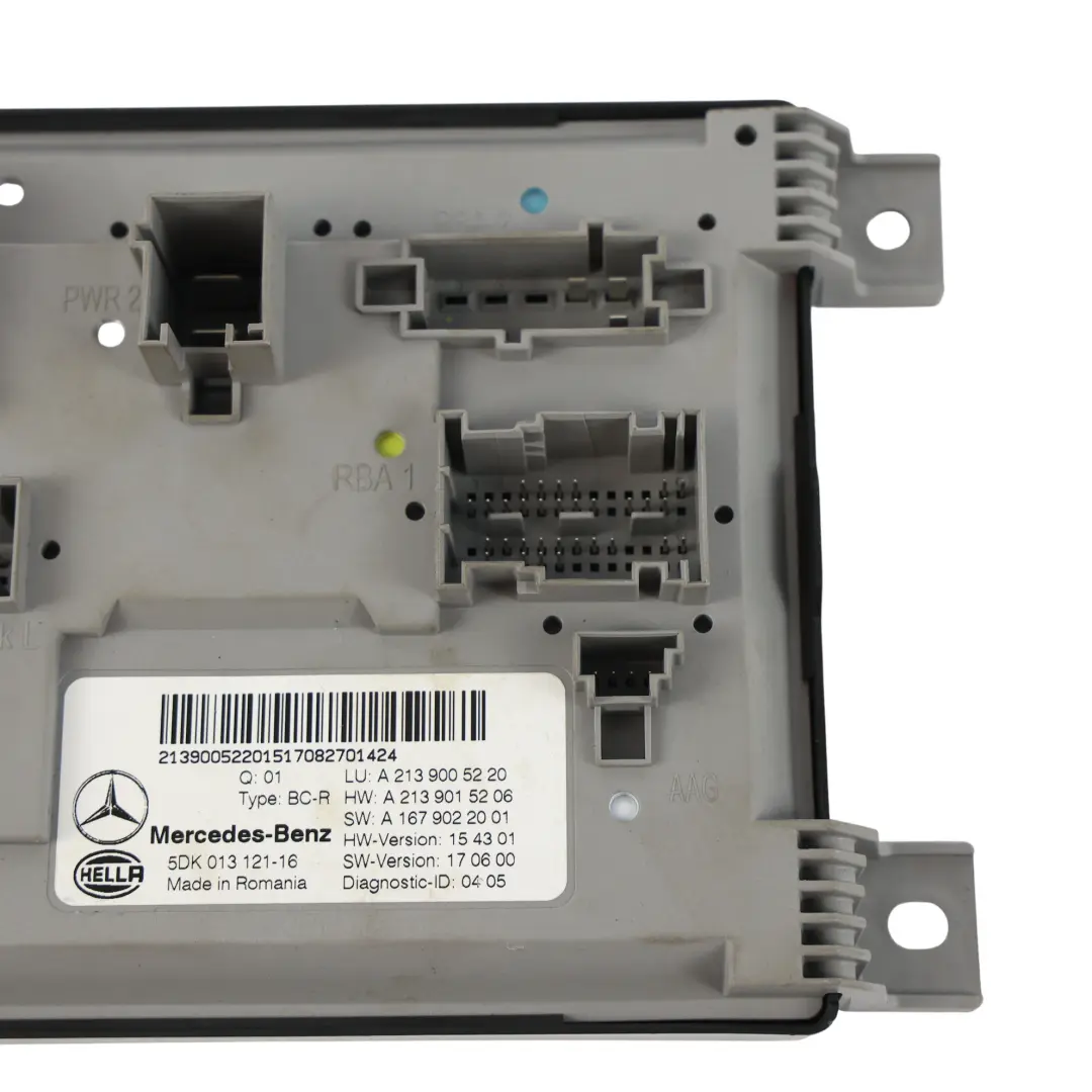 Mercedes W213 Moduł Sterowni Komfortu SAM ECU - SKU A2139005220 - Numer Części A2139005220