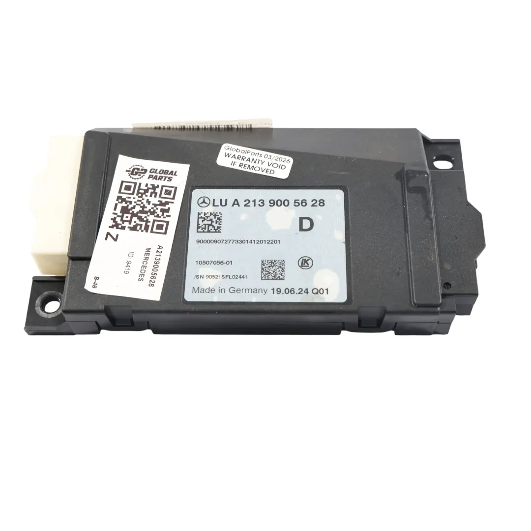 Mercedes W205 W213 Ignition Central Lock Control Unit Module ECU - SKU A2139005628 - Part number A2139005628