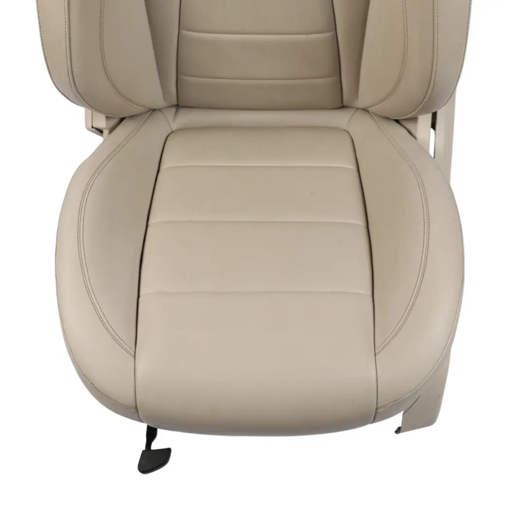 Mercedes W213 Front Seat Heated Electric Interior Leather Almond Beige Left N/S - SKU A2139104002-7 - Part number A2139104002