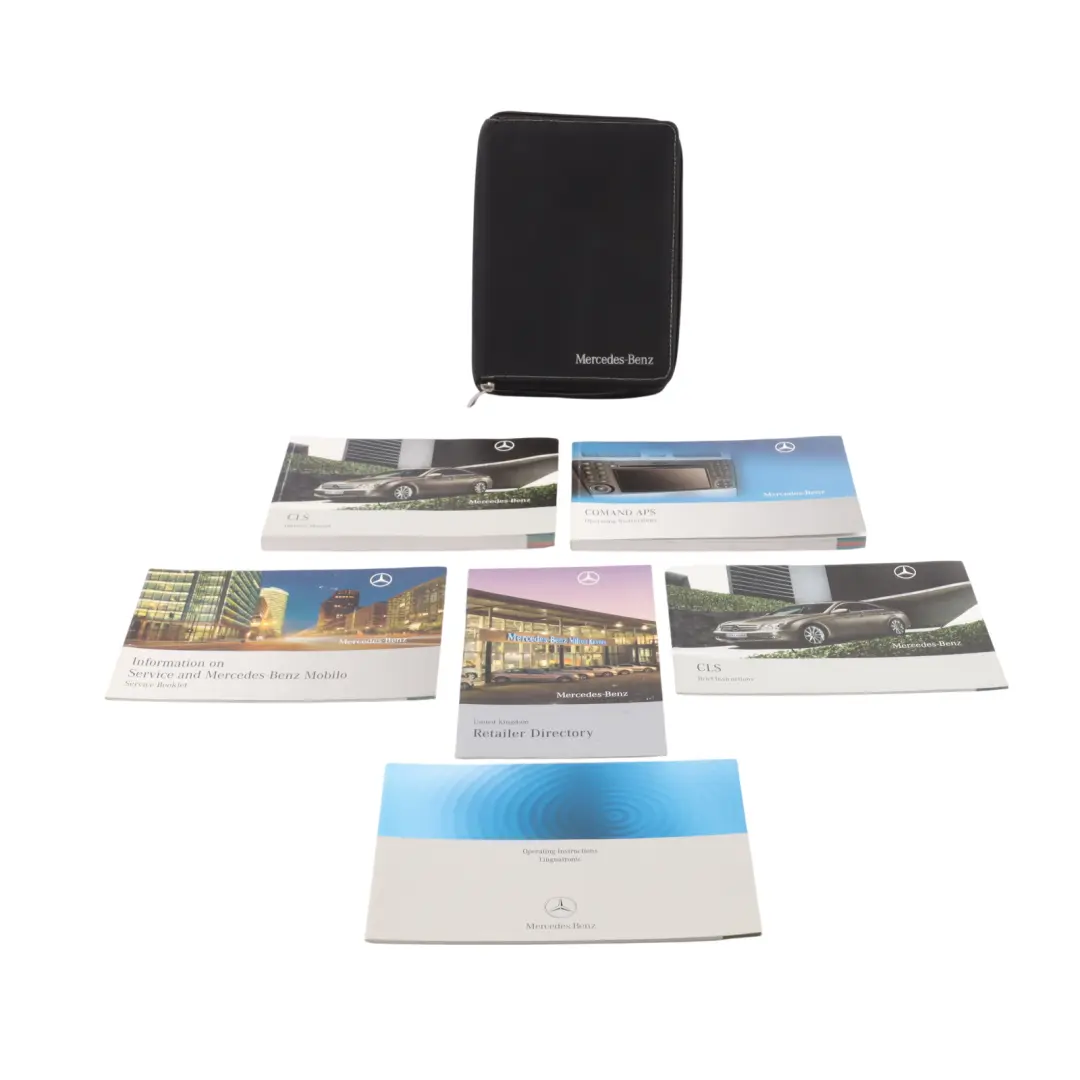 Mercedes C219 Owner's Handbook Service Booklet Instructions Pouch Case Wallet - SKU A2195842683 - Part number A2195842683
