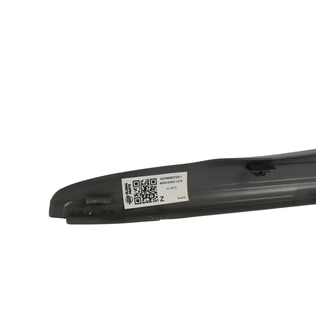 Mercedes W219 Embellecedor Cubierta Umbral Entrada Trasero Izquierdo - SKU A2196800735-1 - Número de pieza A2196800735