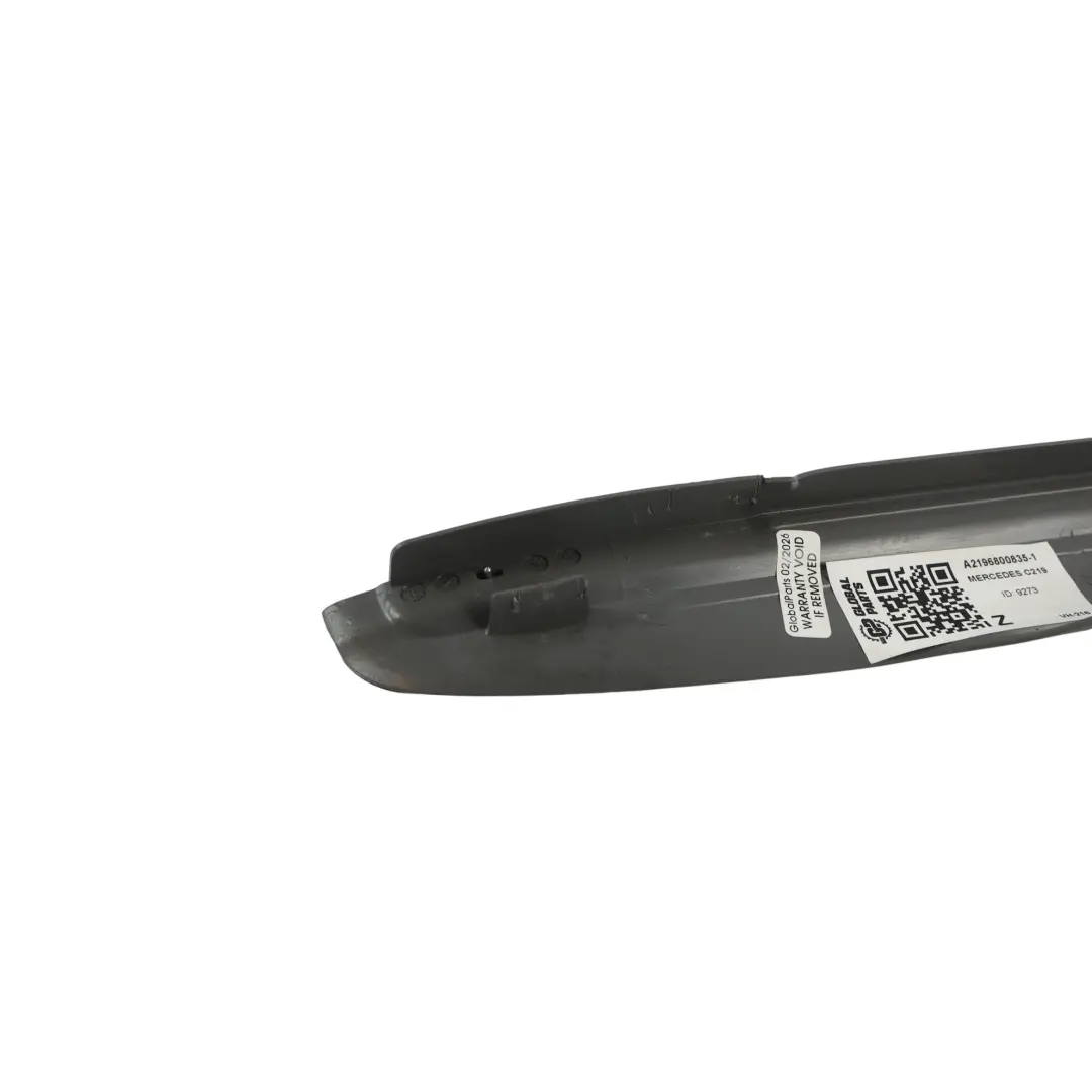 Mercedes C219 Osłona Listwa Progowa Progu Tylna Tył Prawa - SKU A2196800835-1 - Numer Części A2196800835