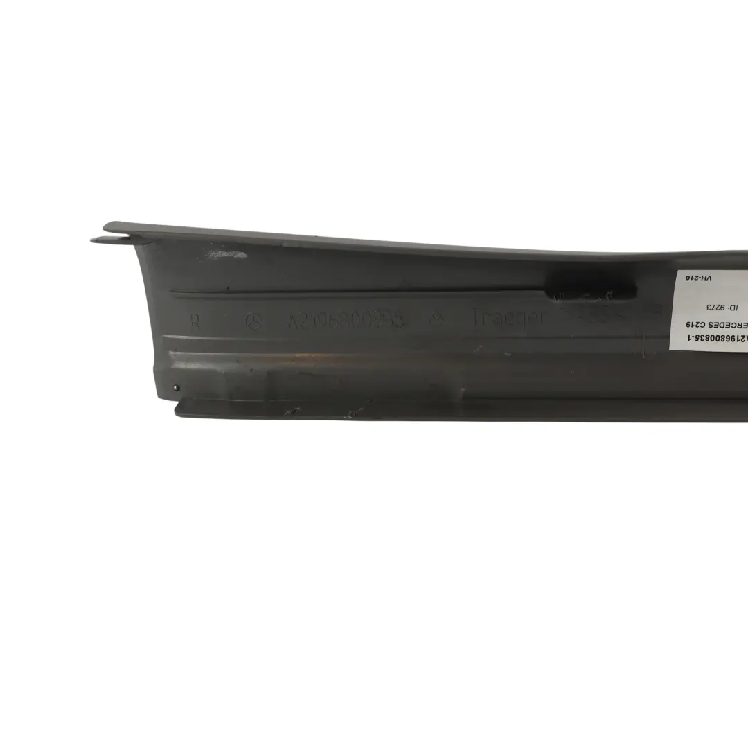 Mercedes C219 Einstiegs Abdeckung Trim Step Plate Hinten Rechts - SKU A2196800835-1 - Teilenummer A2196800835