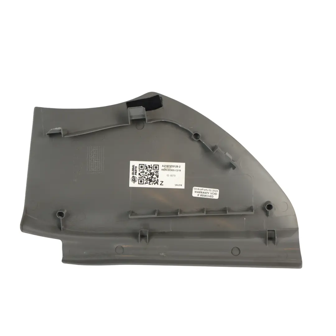 W219 Door Card Panel Front Left N/S Trim Cover Grey to Mercedes CLS with Part number A2197270128 Mercedes CLS W219 Door Card Panel Front Left N/S Trim Cover Grey - SKU A2197270128-2 - Part number A2197270128