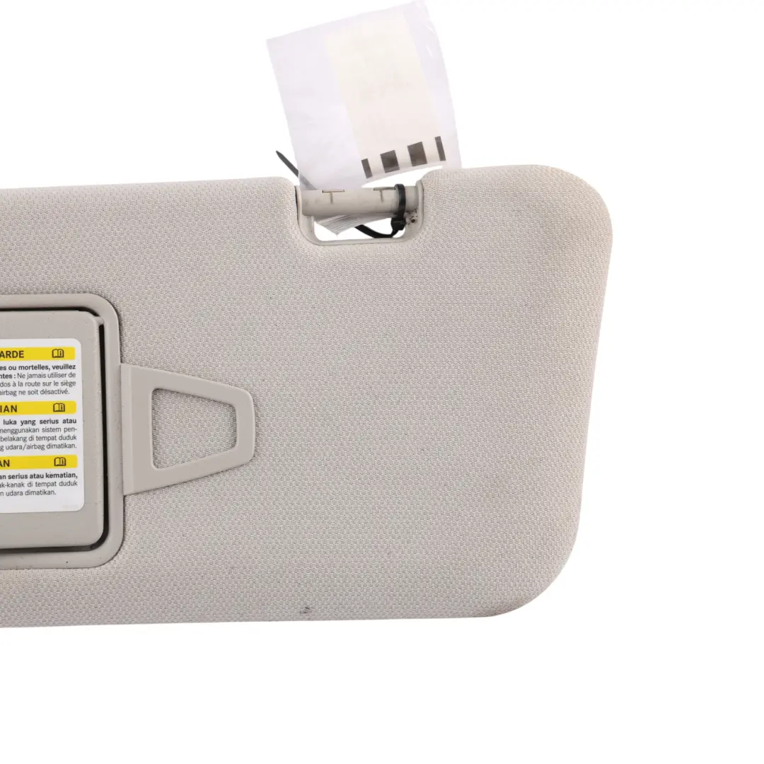 Mercedes CLS C219 Sun Visor Cover Left N/S Trim Panel Sunvisor Beige - SKU A2198100110-2 - Part number A2198100110