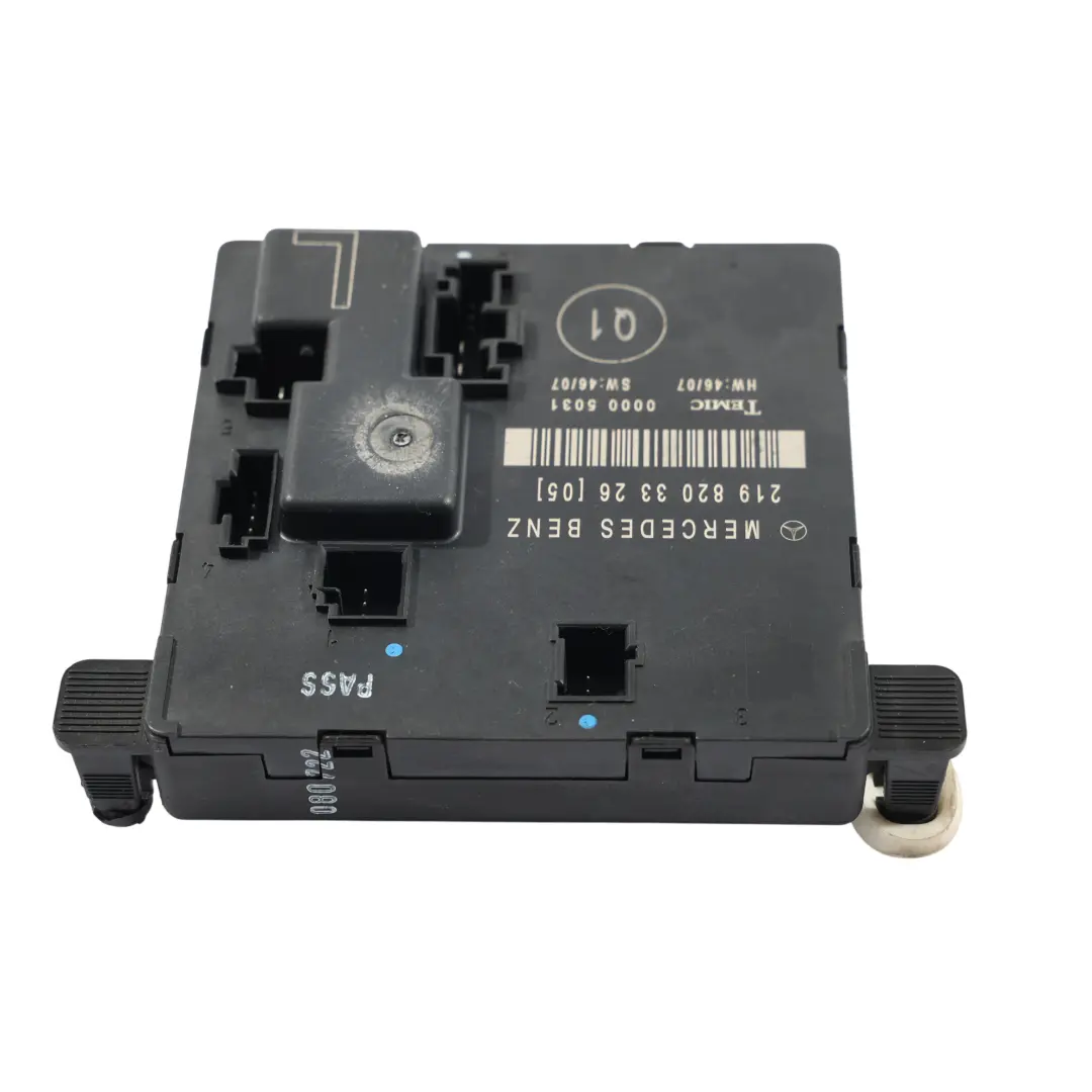 Mercedes C219 Module Commande Porte Arrière Gauche - SKU A2198203326 - Numéro de pièce A2198203326