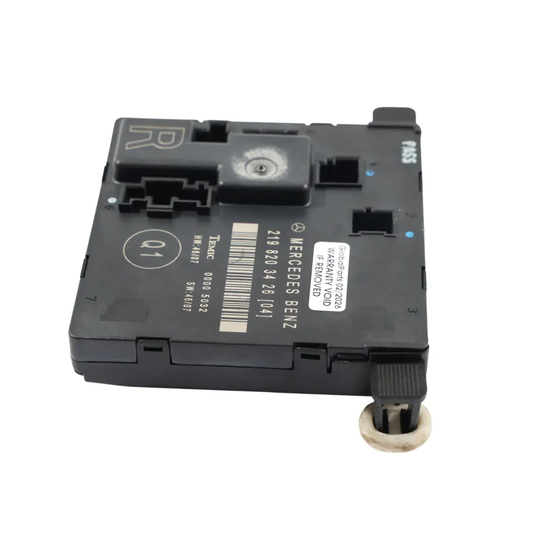 Mercedes C219 Module Commande Porte Arrière Gauche - SKU A2198203426 - Numéro de pièce A2198203426