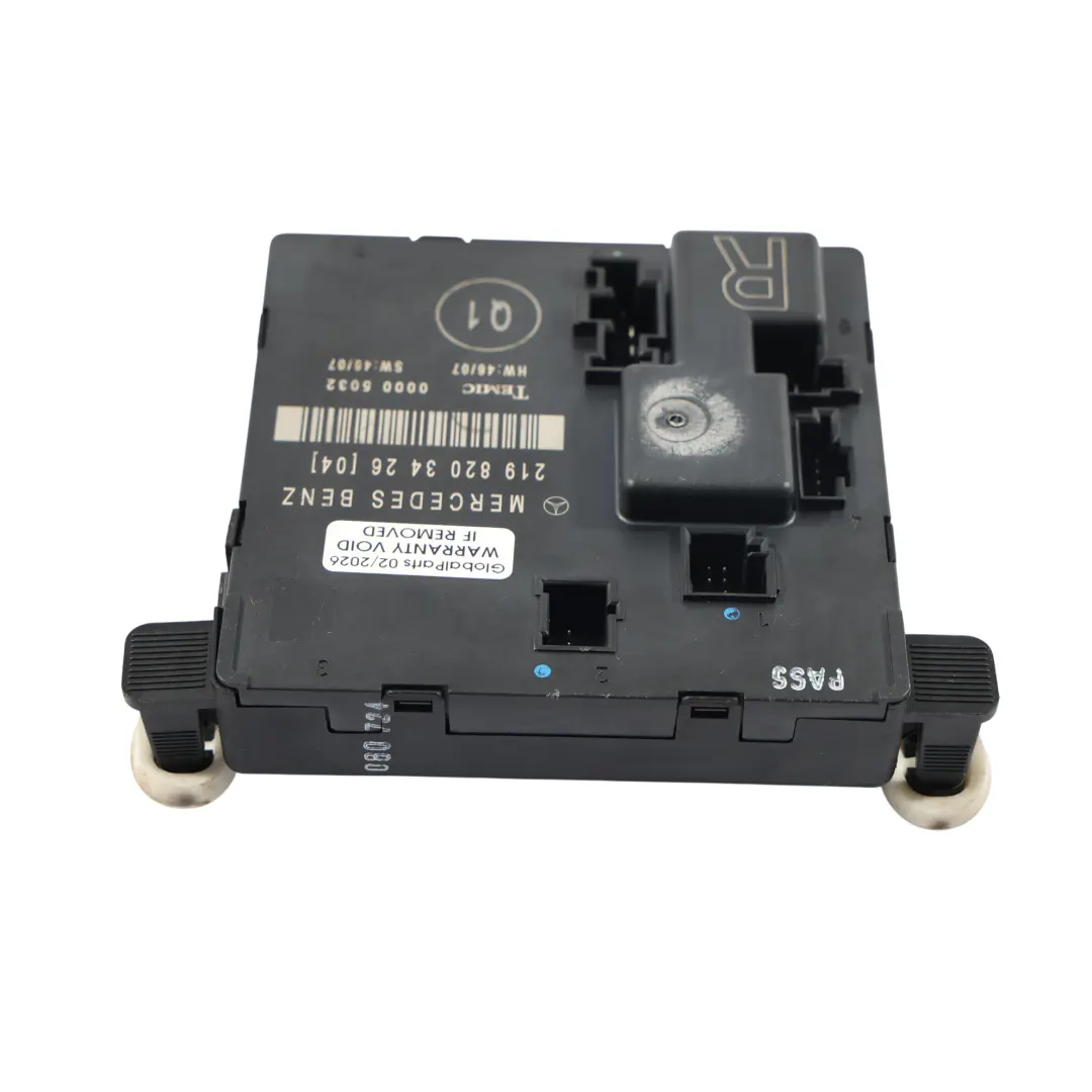 Door Control Module Unit Left N/S to Mercedes C219 Rear with Part number A2198203426 Mercedes C219 Rear Door Control Module Unit Left N/S - SKU A2198203426 - Part number A2198203426