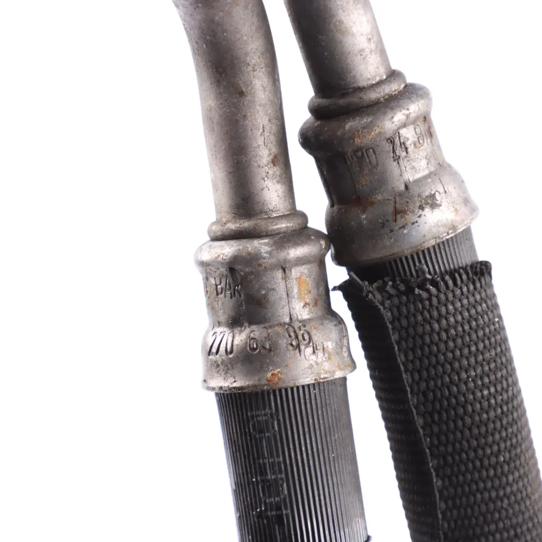 Transmission Oil Cooler Pipe Line Hose Set M157 to Mercedes C216 Manual with Part number A2212706396 Mercedes C216 Manual Transmission Oil Cooler Pipe Line Hose Set M157 - SKU A2212706396 - Part number A2212706396