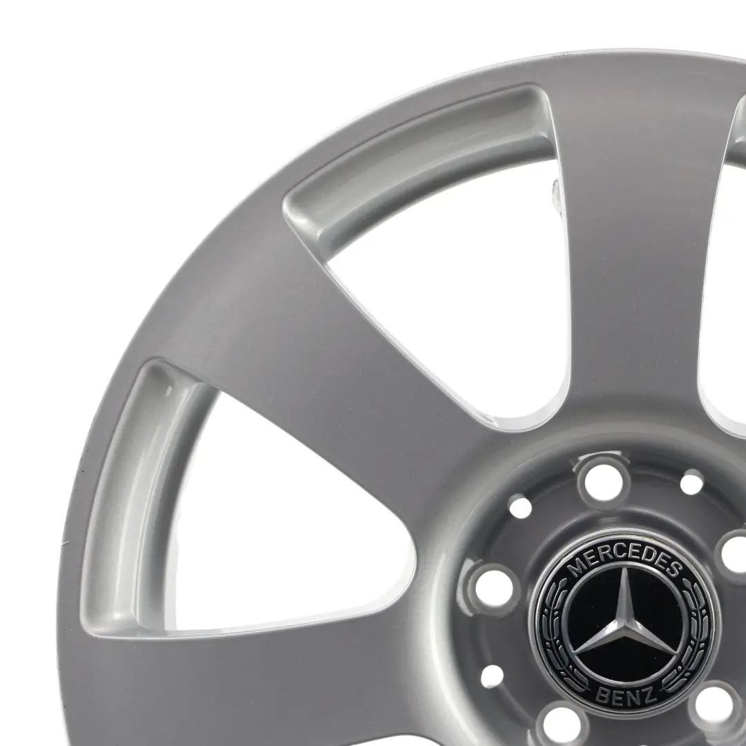 Mercedes W216 W221 jante alliage argent 17" 8J ET:43 - SKU A2214010202-1 - Numéro de pièce A2214010202