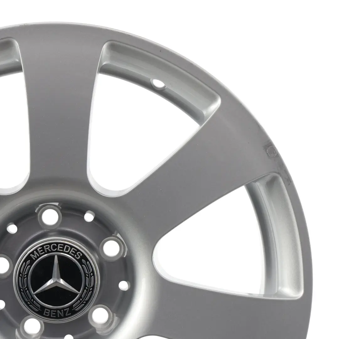 Mercedes W216 W221 Silver Alloy Wheel Rim 17" 8J ET:43 - SKU A2214010202-1 - Part number A2214010202
