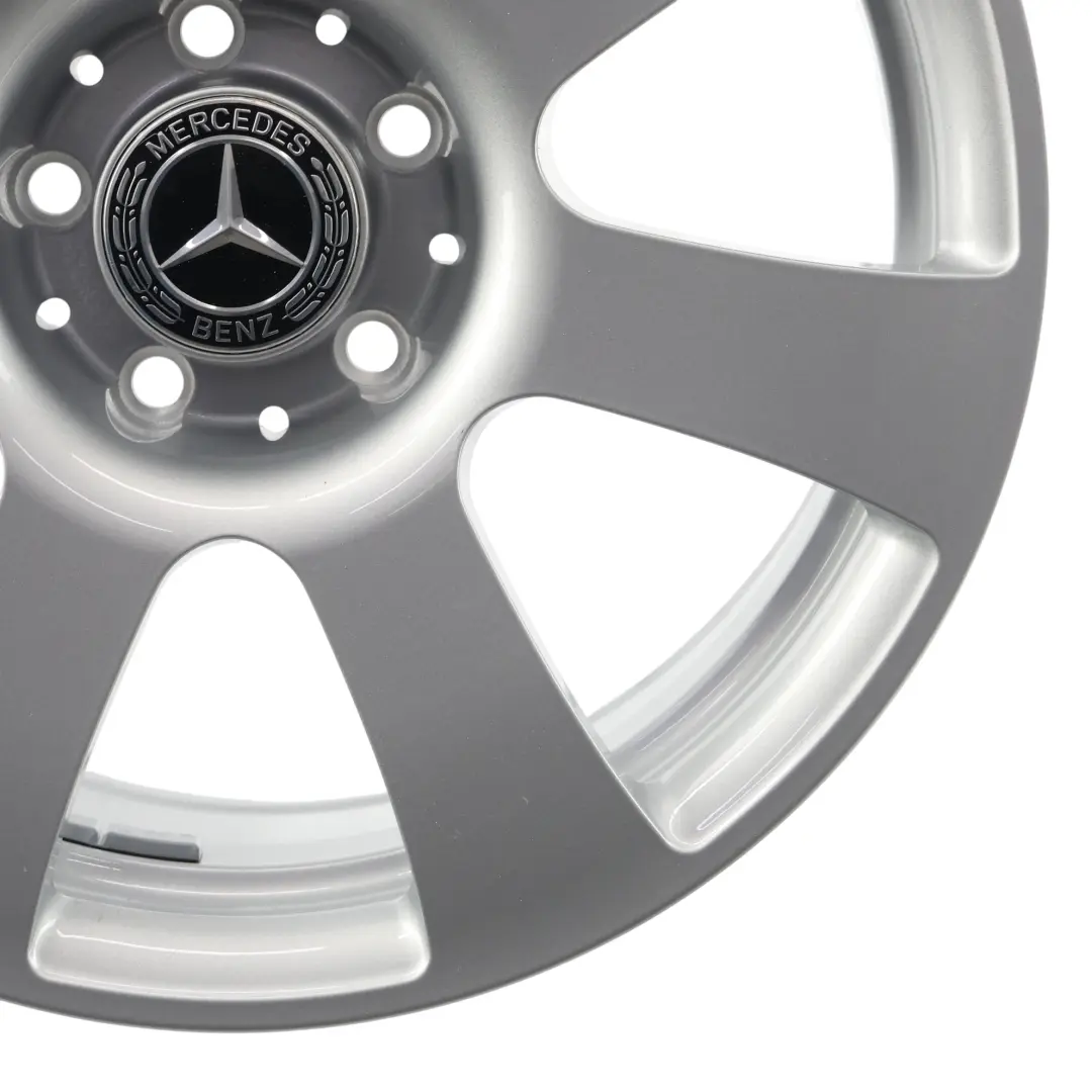 Mercedes W216 W221 Silberne Leicht metall felge 17" 8J ET:43 - SKU A2214010202-1 - Teilenummer A2214010202