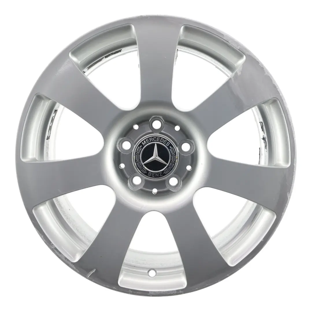 W216 W221 Cerchio in lega argento 17" 8J ET:43 per Mercedes con numero di parte A2214010202 Mercedes W216 W221 Cerchio in lega argento 17" 8J ET:43 - SKU A2214010202-2 - Numero di parte A2214010202
