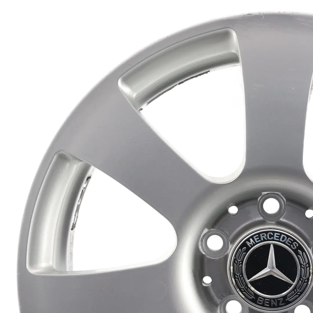 Mercedes W216 W221 Silberne Leicht metall felge 17" 8J ET:43 - SKU A2214010202-2 - Teilenummer A2214010202