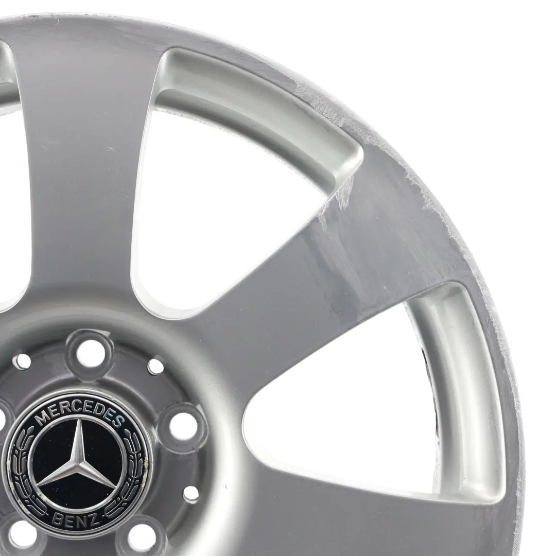 Mercedes W216 W221 Silberne Leicht metall felge 17" 8J ET:43 - SKU A2214010202-2 - Teilenummer A2214010202