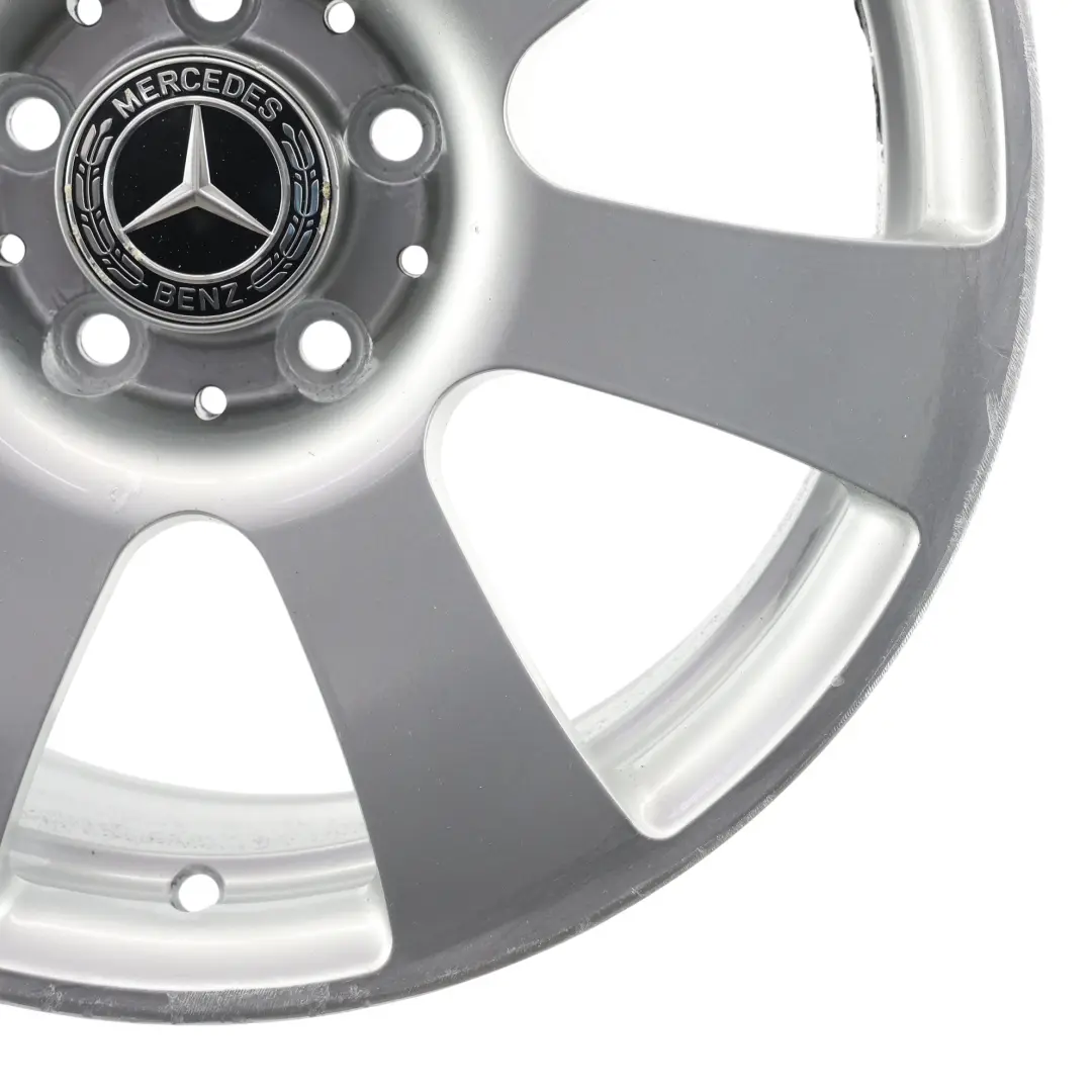 Mercedes W216 W221 Silberne Leicht metall felge 17" 8J ET:43 - SKU A2214010202-2 - Teilenummer A2214010202
