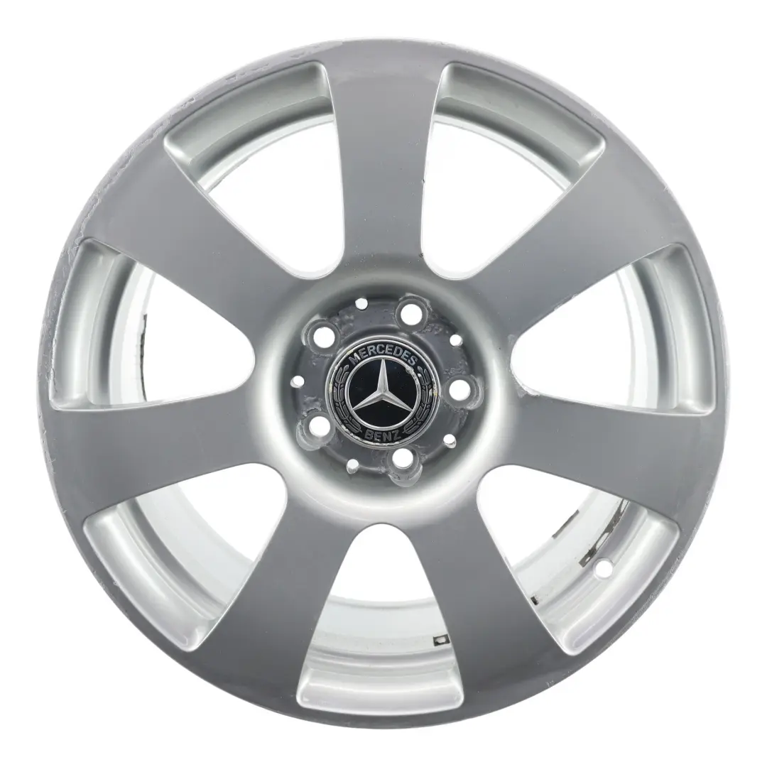 Mercedes W216 W221 Silver Alloy Wheel Rim 17" 8J ET:43 - SKU A2214010202-3 - Part number A2214010202