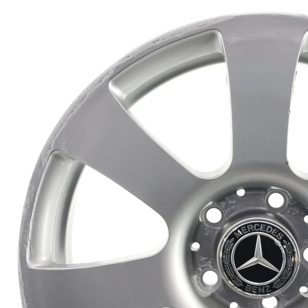 Mercedes W216 W221 Silver Alloy Wheel Rim 17" 8J ET:43 - SKU A2214010202-3 - Part number A2214010202